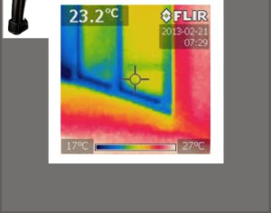 temperature picture before injection, insulation