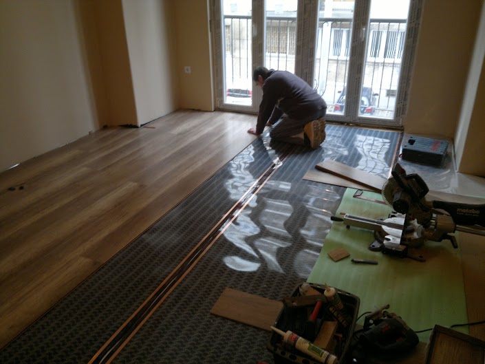 floor heating systems - stage 6.
