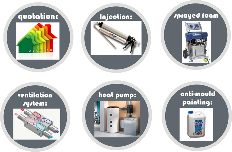injection, insulation, pumps, etc logos